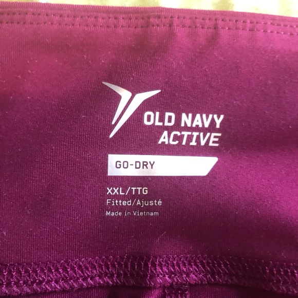 Old Navy Pants - old navy active XXL womans, maroon NWOT pants